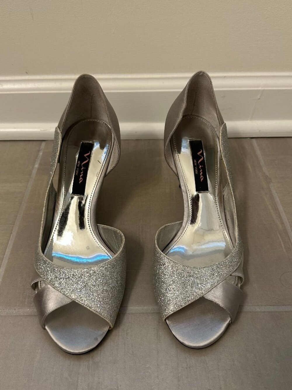 Formal Silver Shoes